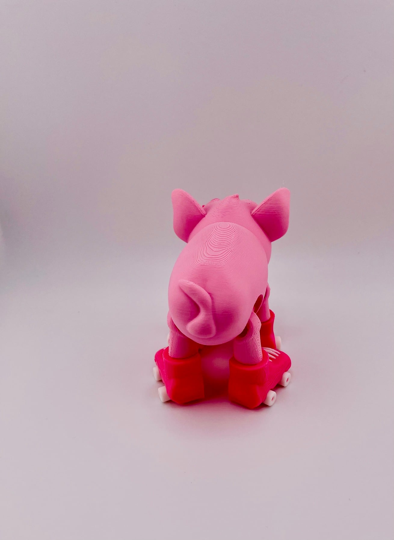 Pig Roller Skate Flexi 3d model