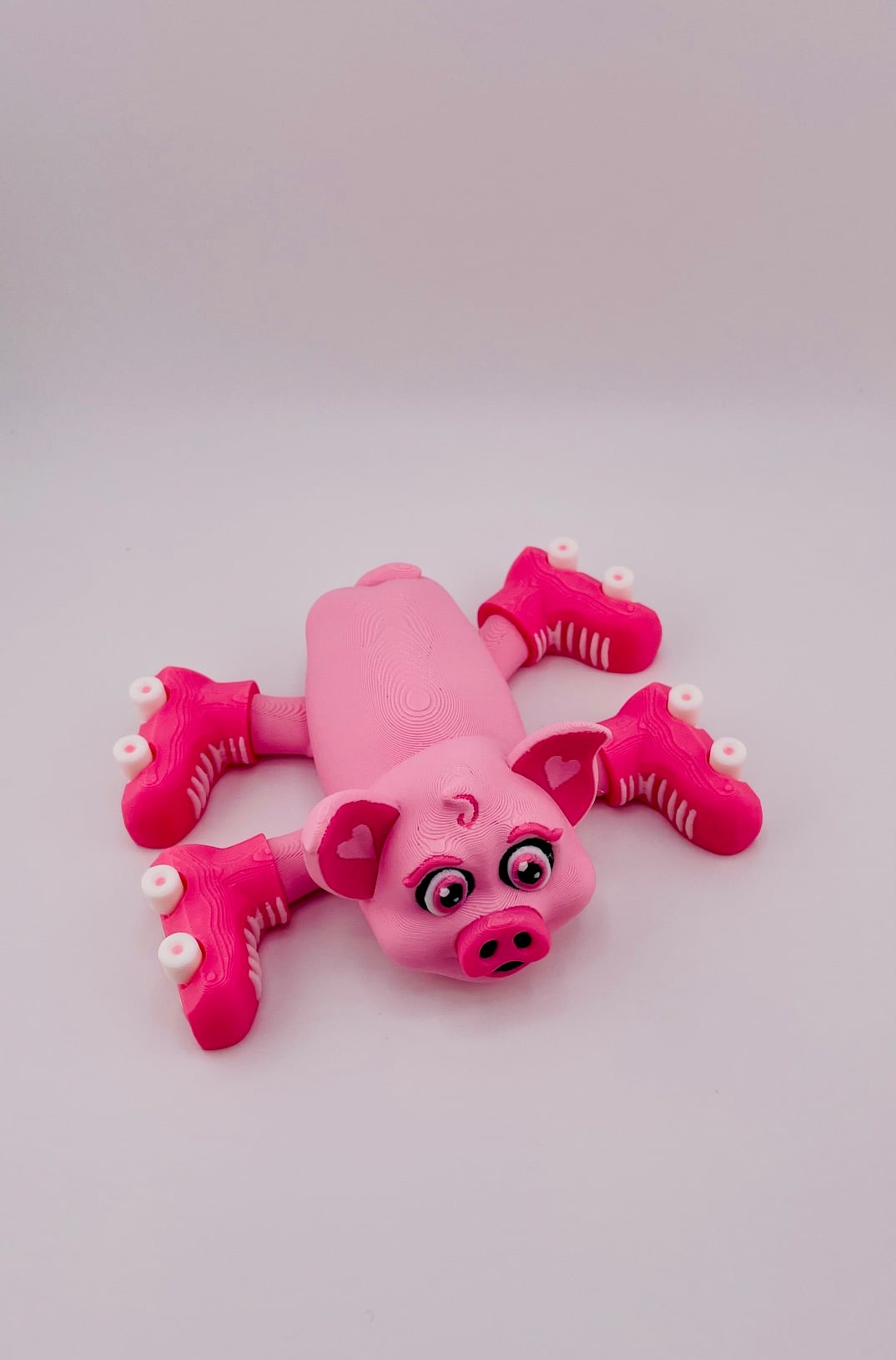 Pig Roller Skate Flexi 3d model