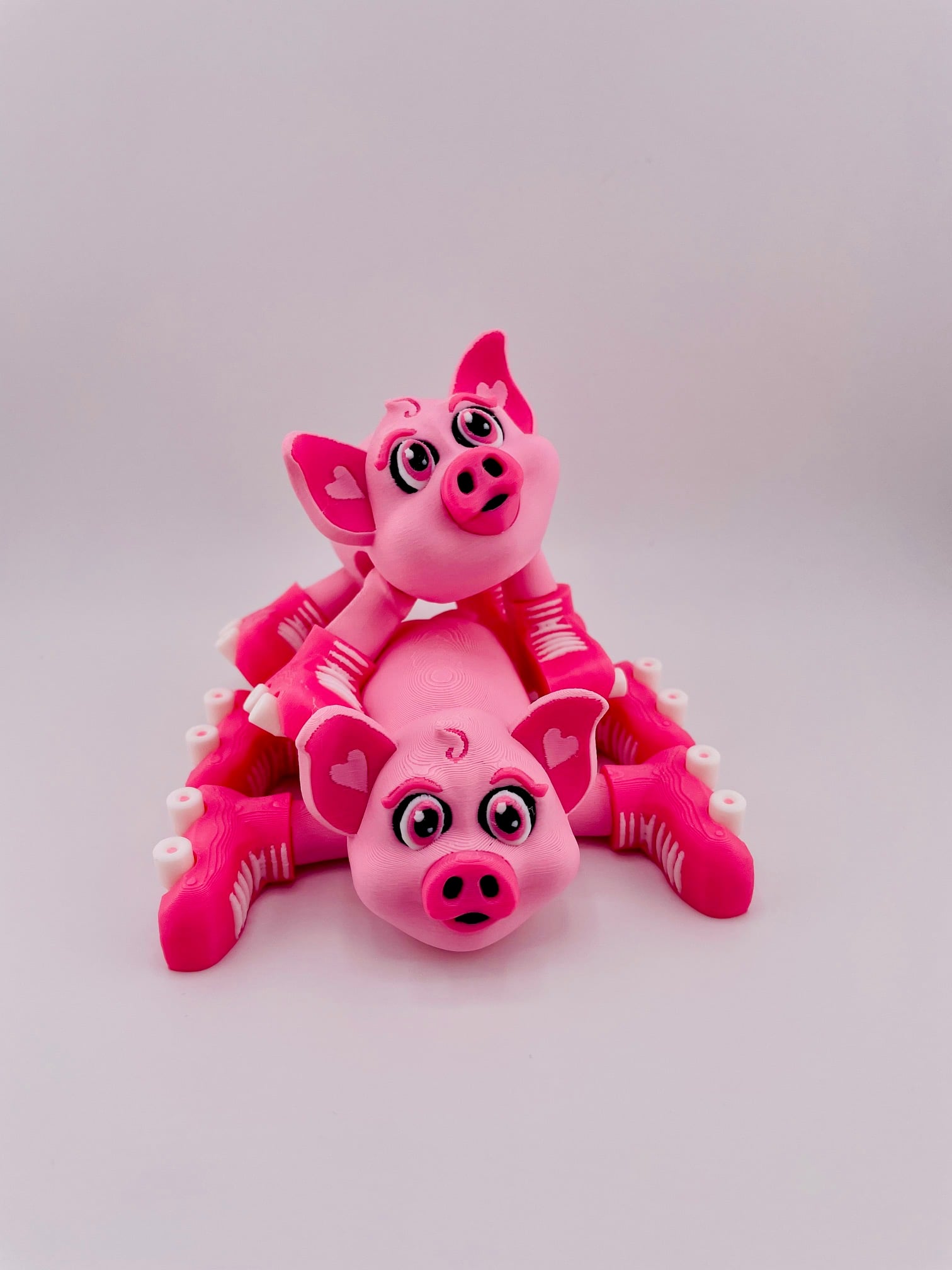 Pig Roller Skate Flexi 3d model