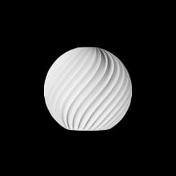 BALL WAVE LAMPSHADE 3d model