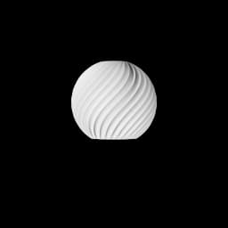 BALL WAVE LAMPSHADE 3d model