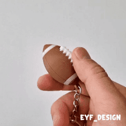 Football Clicker Fidget Toy 3d model
