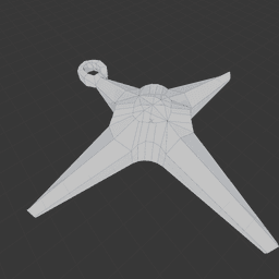 Star Shaped Christmas Ornament v2 3d model