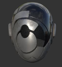 Murderbot Helmet 3d model