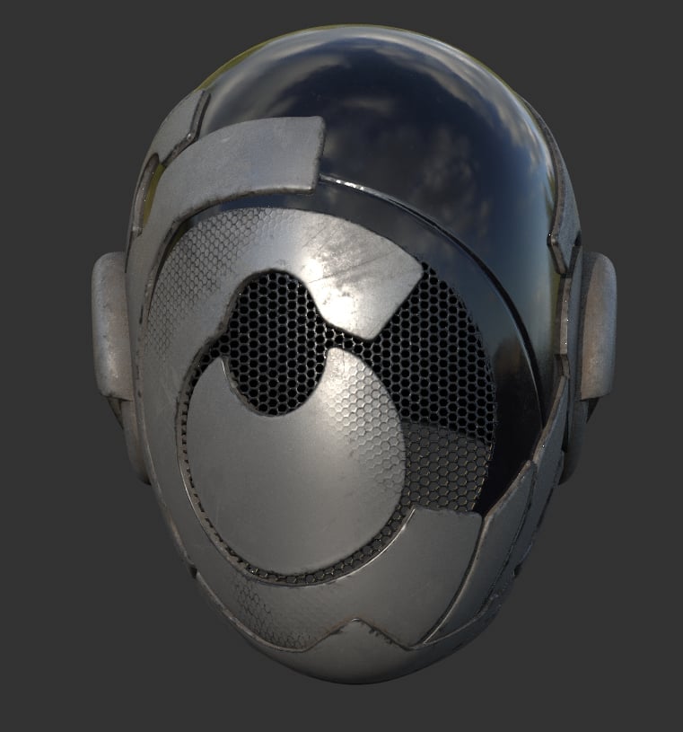 Murderbot Helmet 3d model