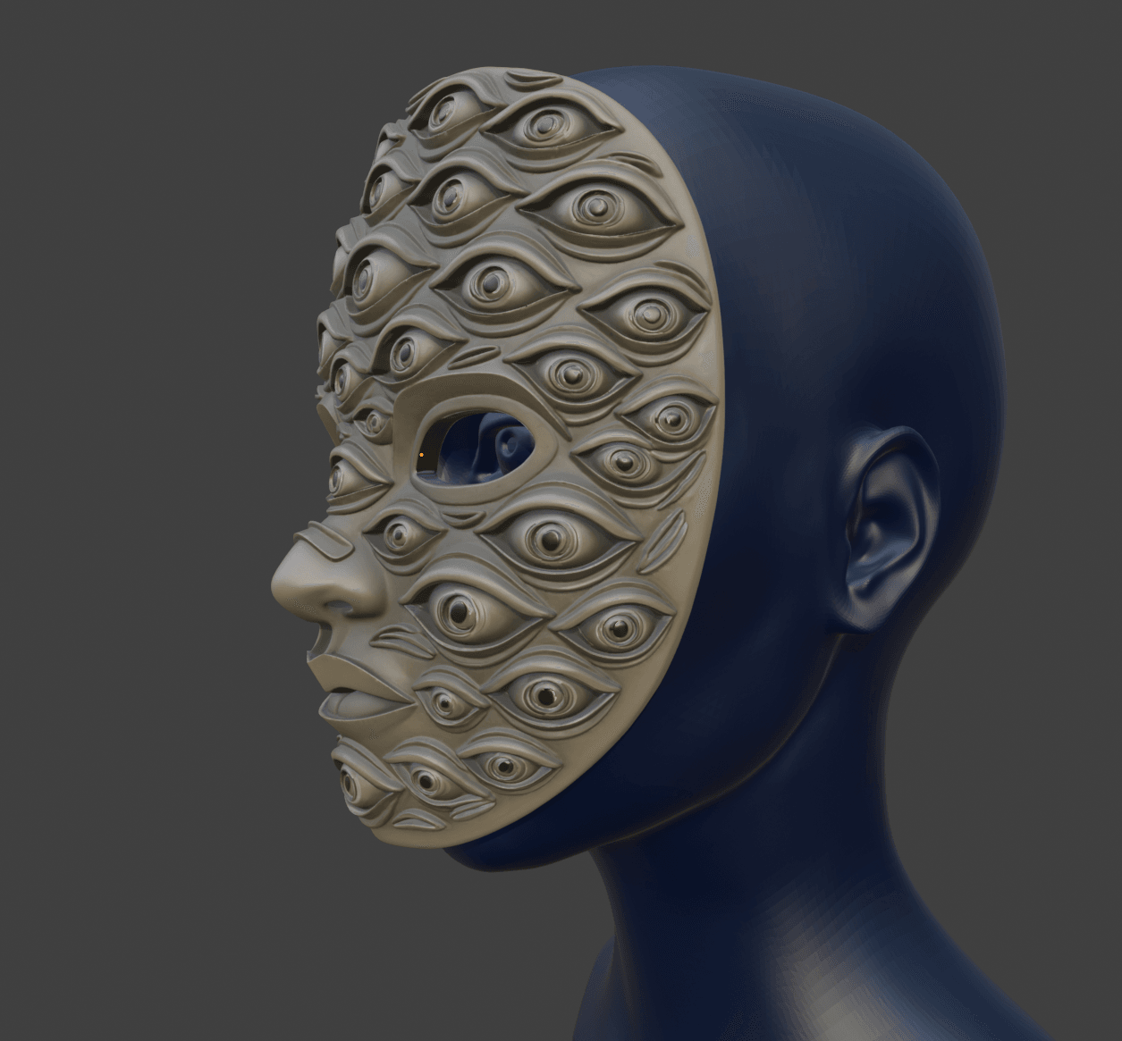 Angel Eyes Mask 3d model