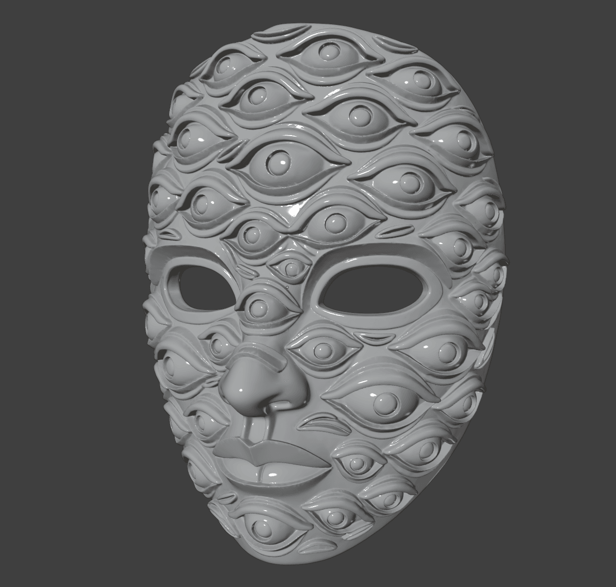 Angel Eyes Mask 3d model
