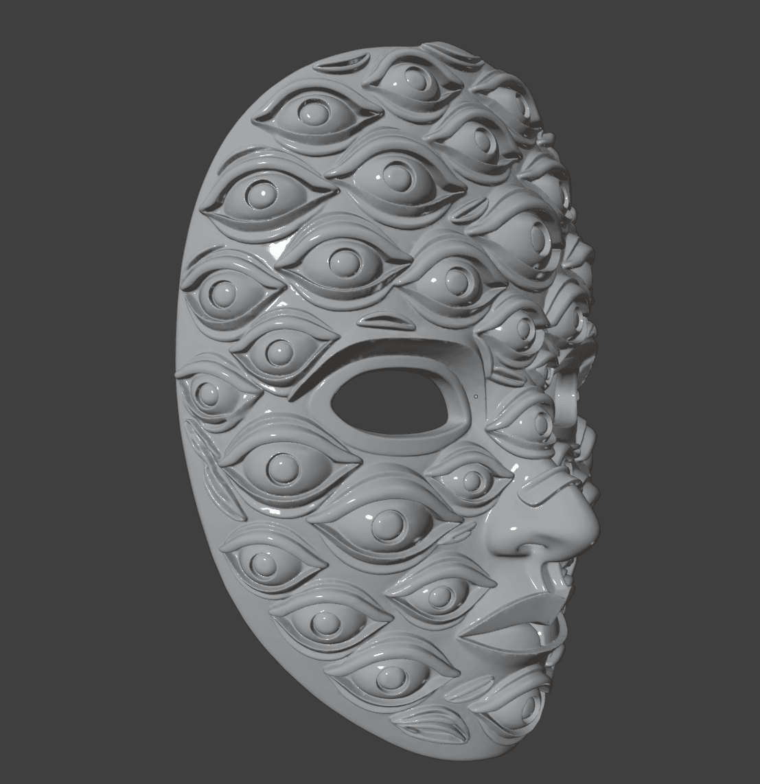 Angel Eyes Mask 3d model