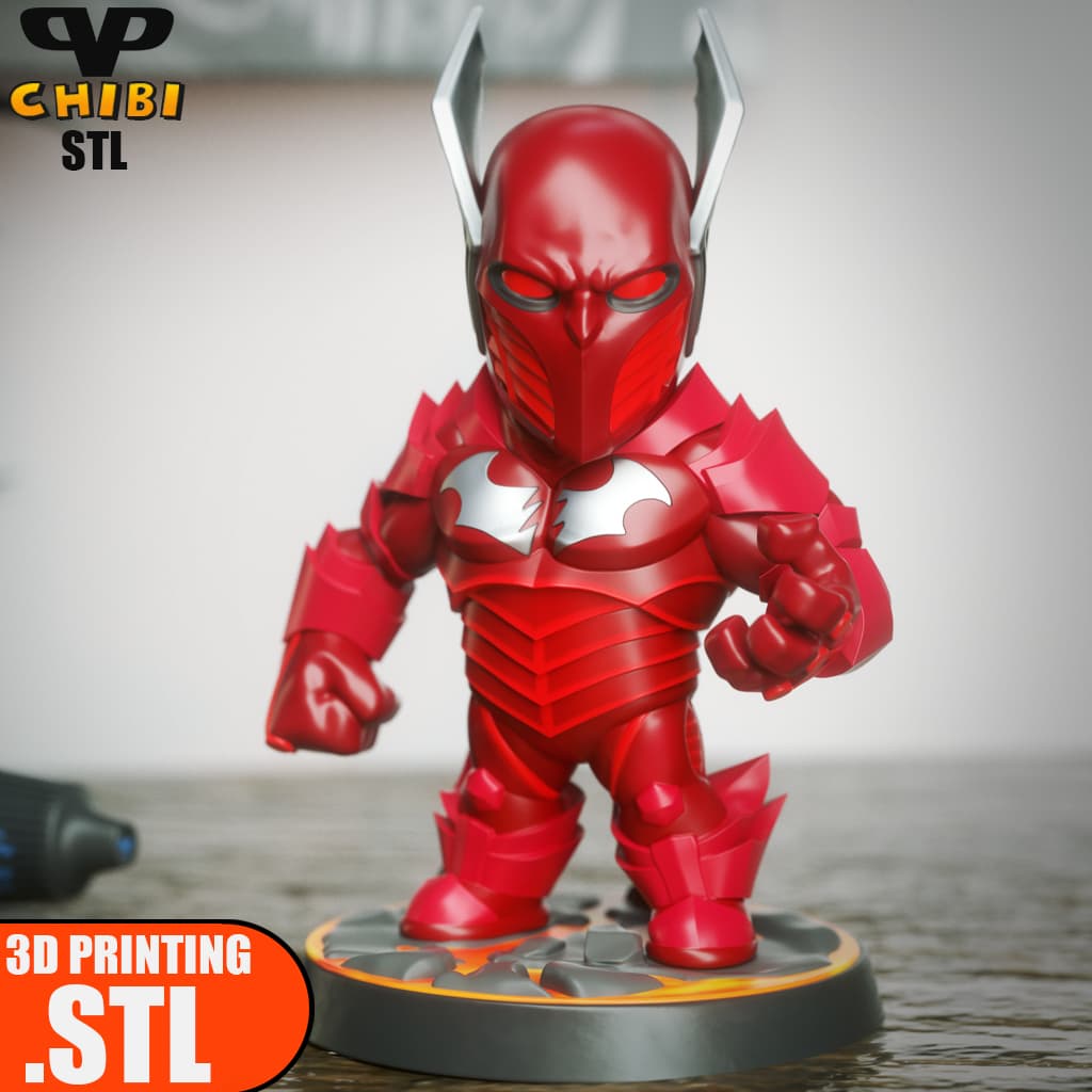 Red Death Chibi STL for 3D Printing ChibiSTL 3DXM 3d model