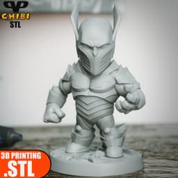 Red Death Chibi STL for 3D Printing ChibiSTL 3DXM 3d model