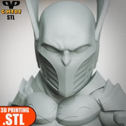 Red Death Chibi STL for 3D Printing ChibiSTL 3DXM 3d model