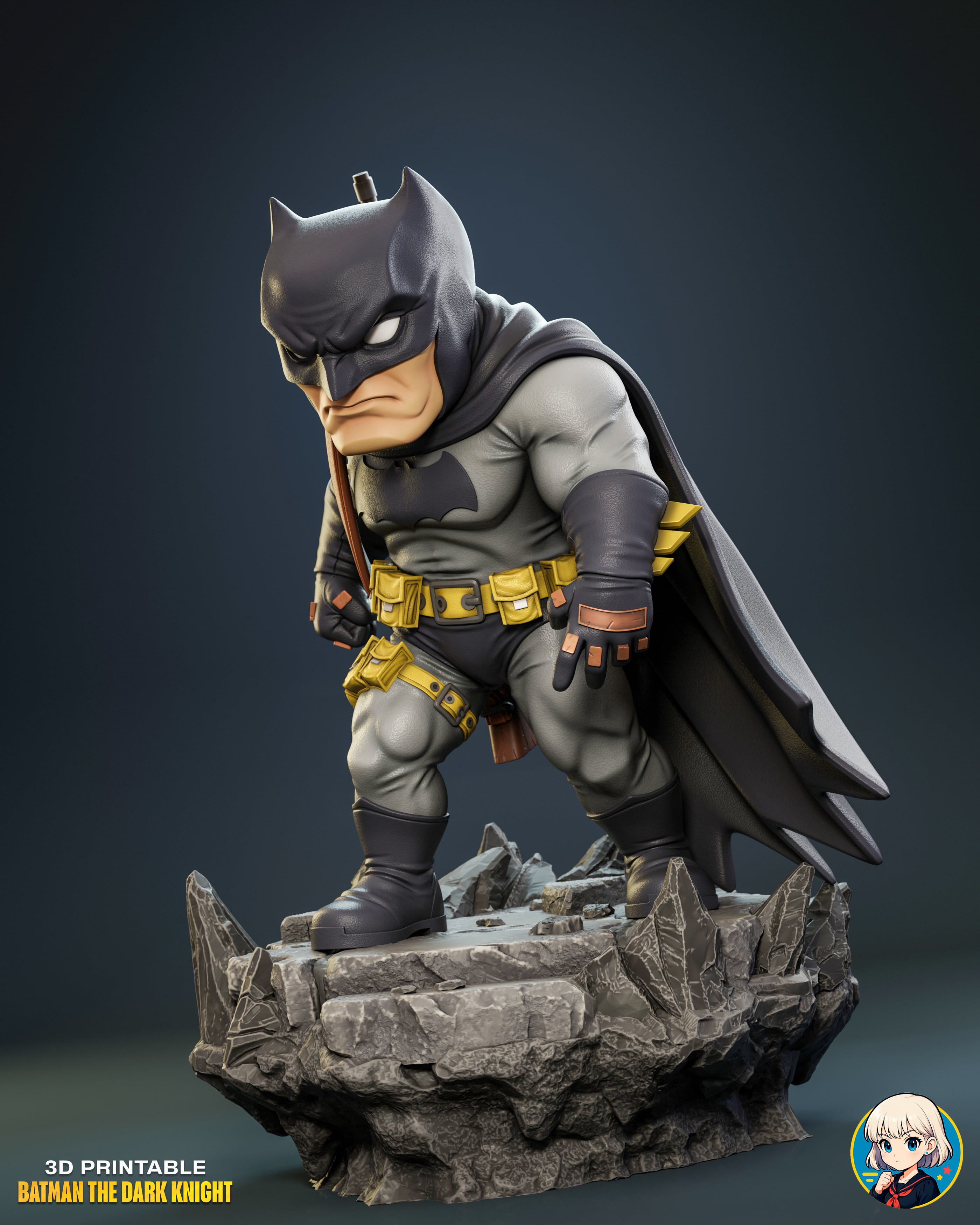 Batman Chibi - Premium Collectible 3d model