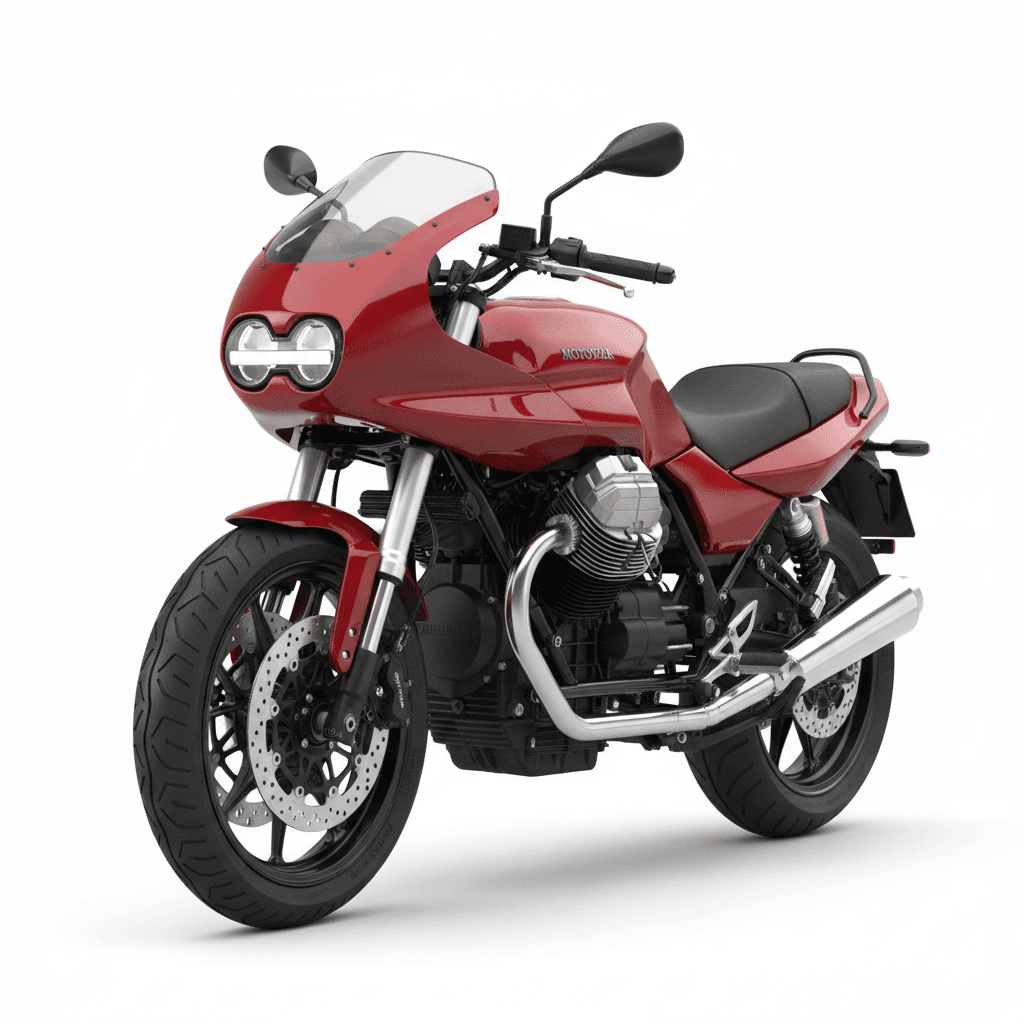 Moto Guzzi 1000SP Touring Motorcycle 3d model
