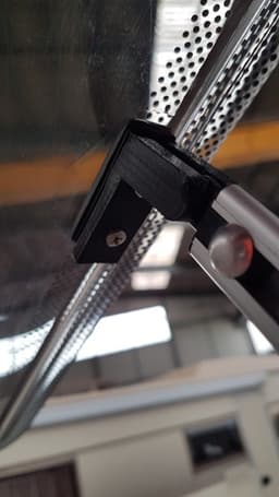 Polyplastic window hinge 3d model