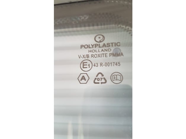 Polyplastic window hinge 3d model
