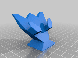 Batarang Justice League Display Base 3d model