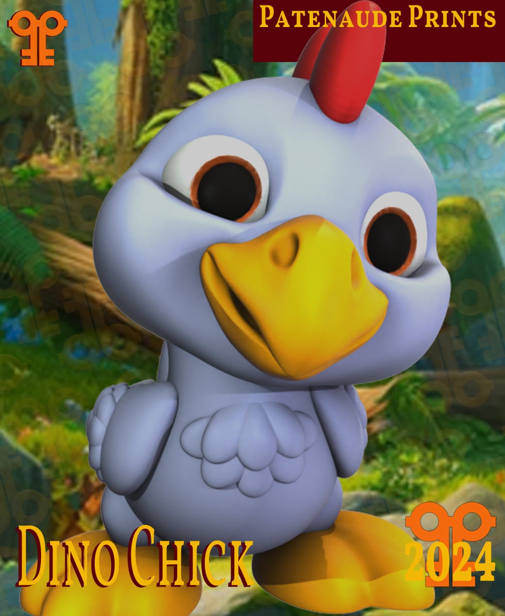 Dino Chick 3d model