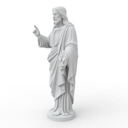 Jesus Statue 3d model