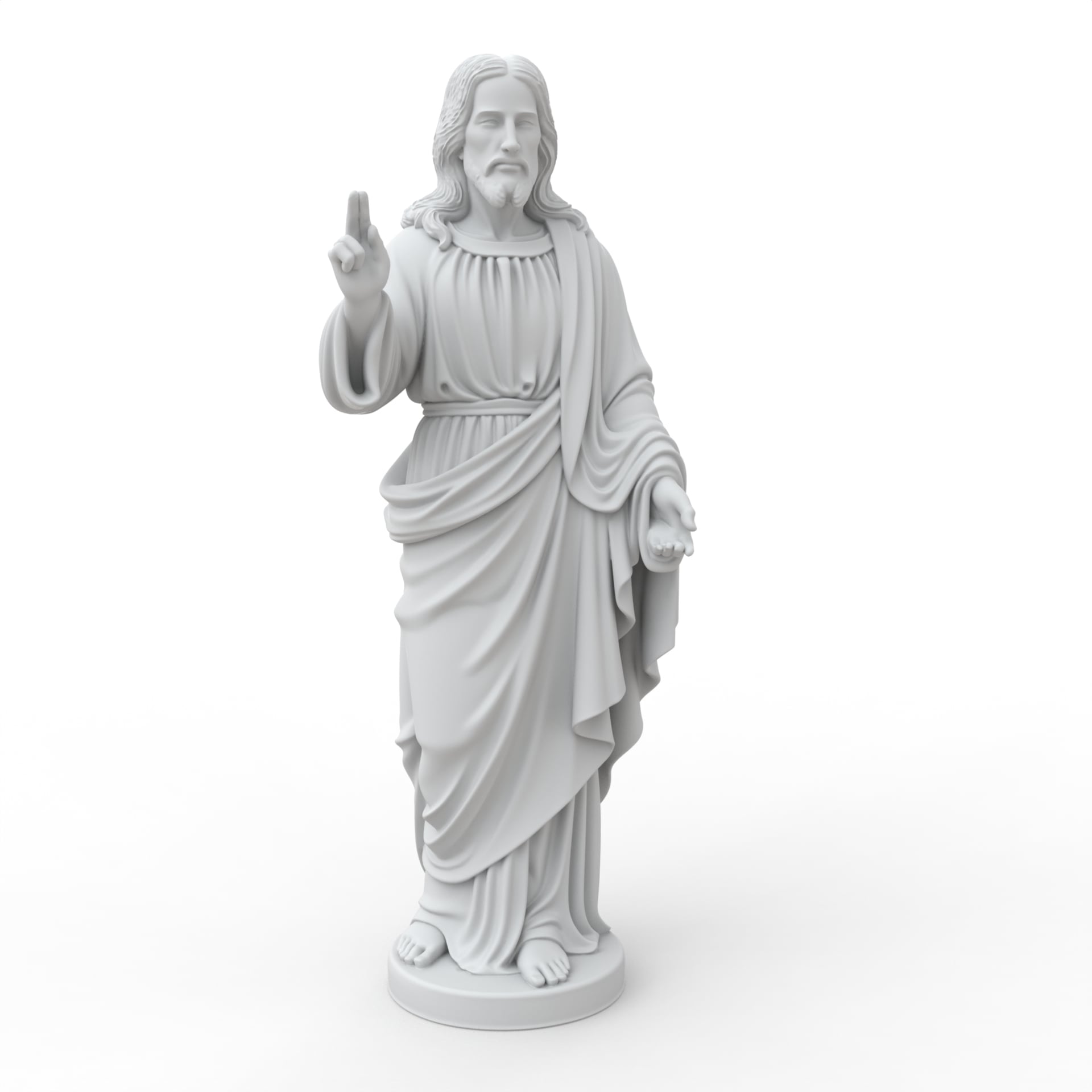 Jesus Statue 3d model