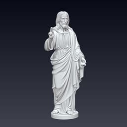 Jesus Statue 3d model