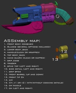 Spiker Carbine blaster 3d model