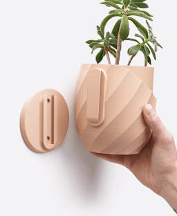 Cracked Spiral Planter 3d model