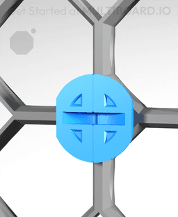 Small Thread - Fix Point (Folded) 3d model