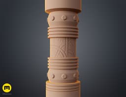 Stargirl's Staff - DC 3d model