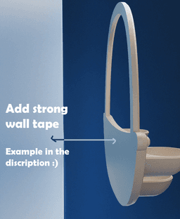 Easter Basket Wall Shelf 3d model