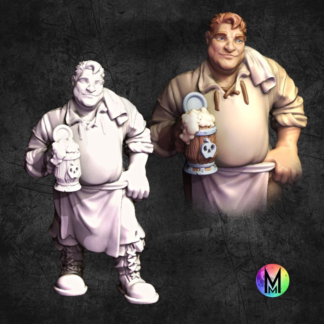 Barkeep - Harvey the Tavern Keeper 3d model