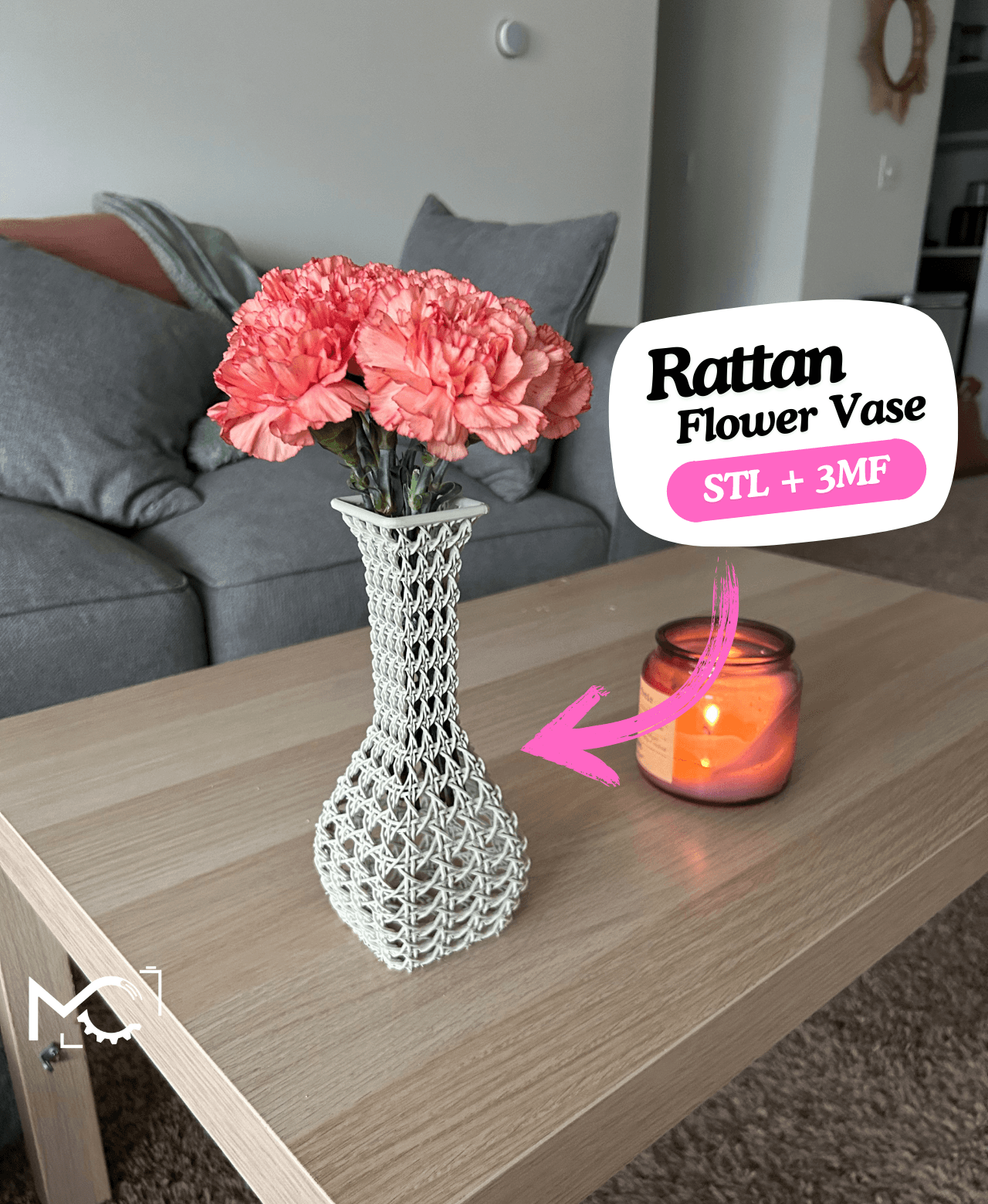 DryFlowerVase 3d model