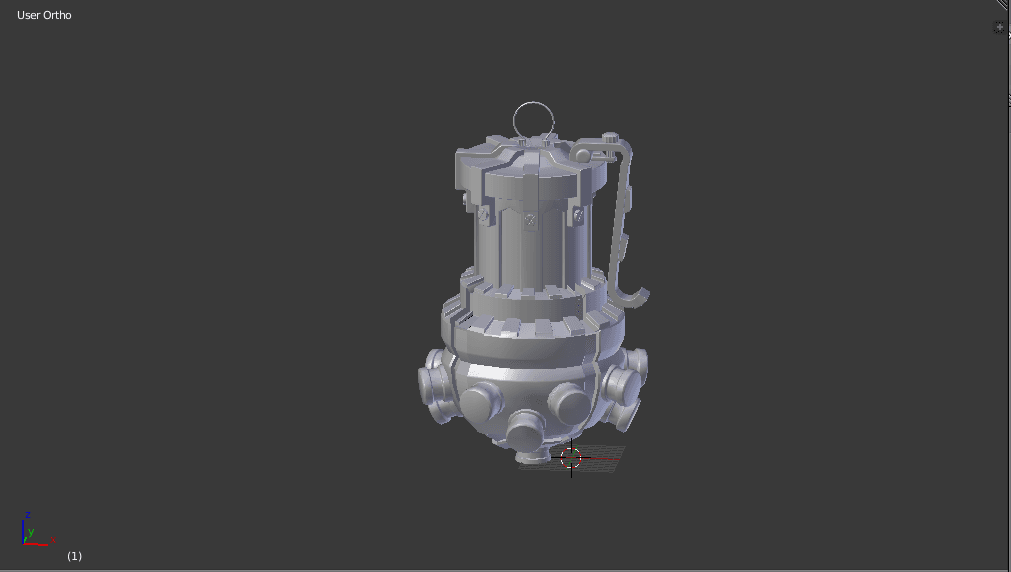 Sci Fi_Grenade.stl 3d model