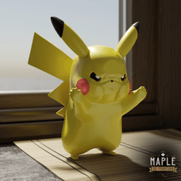 Window Pikachu - Pokemon 3d model