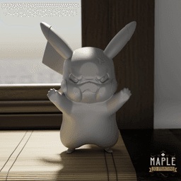 Window Pikachu - Pokemon 3d model