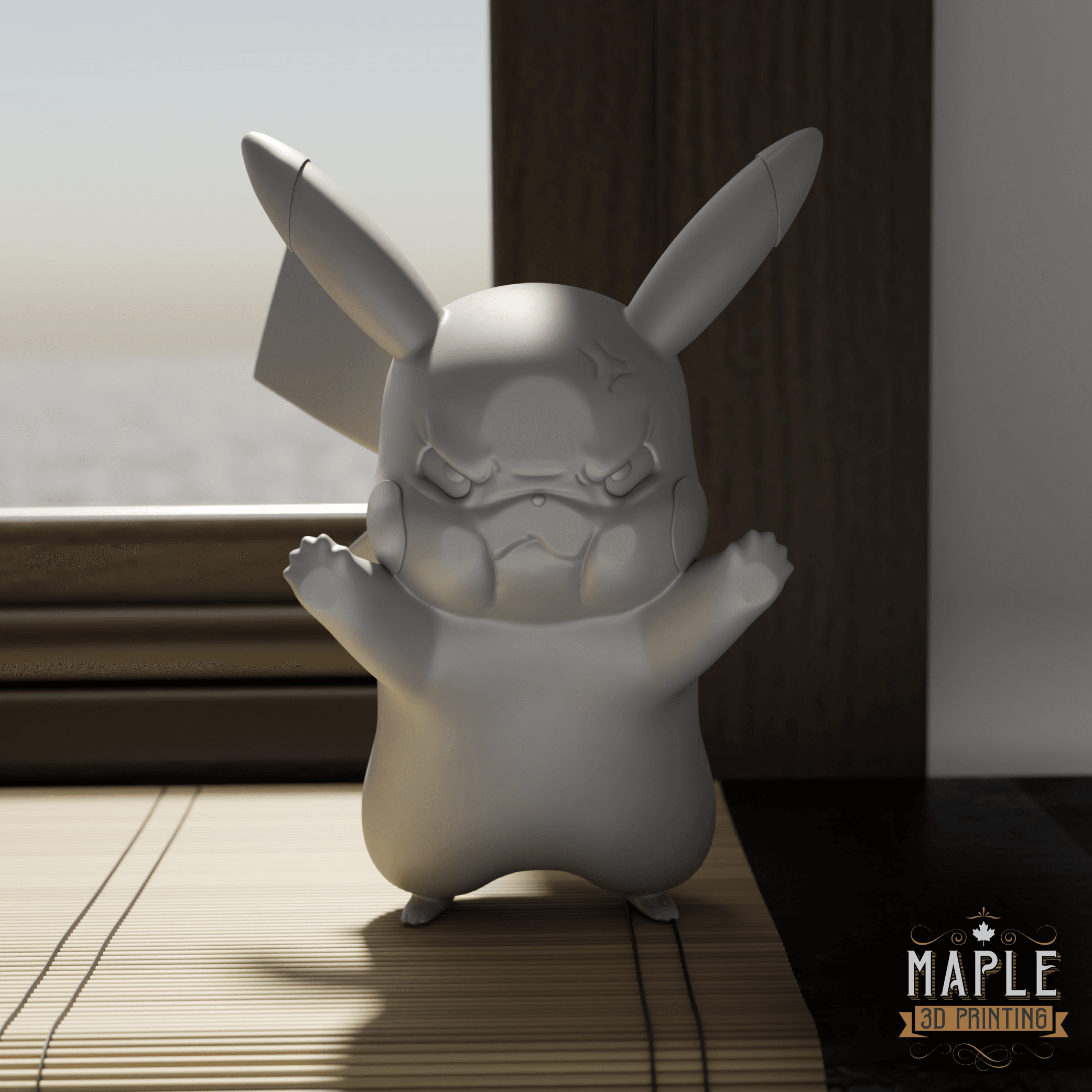 Window Pikachu - Pokemon 3d model