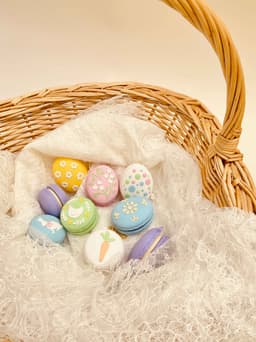 Springtime Easter Macaron Clicker Keychain Fidget Toy Bundle 3d model
