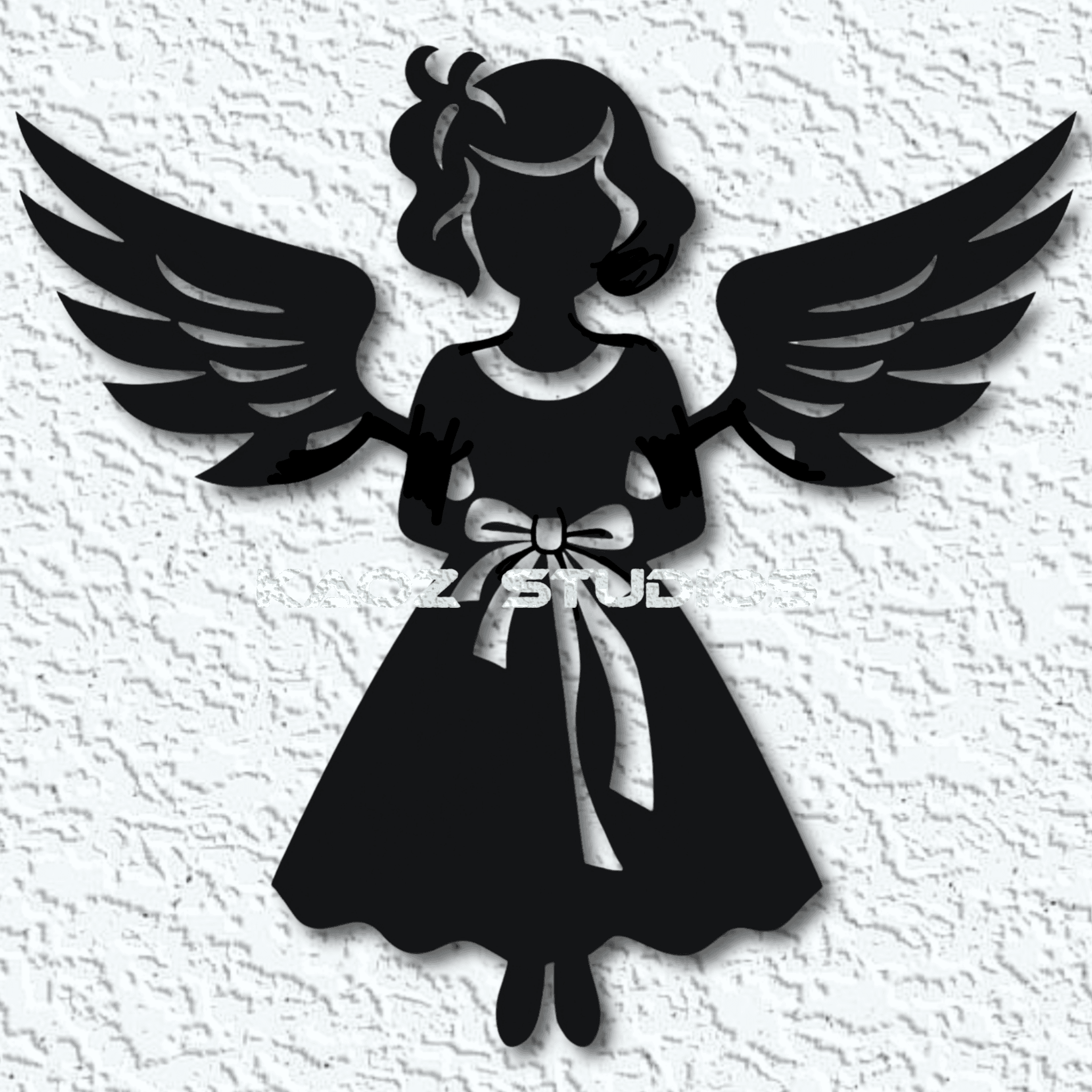Christmas Angel wall art Angel wall decor 3d model