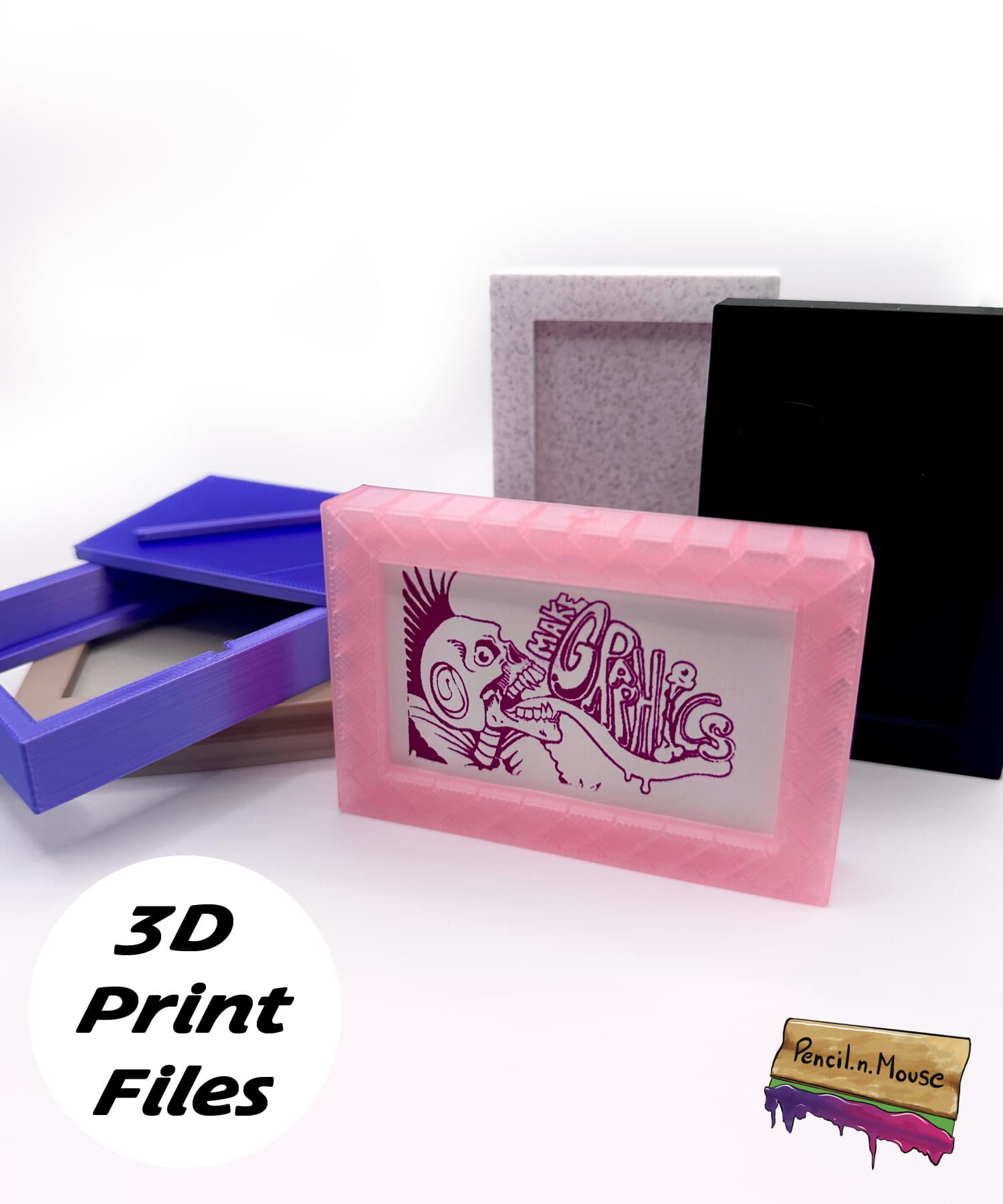 MINI Picture Frame - Plain Edge 3d model