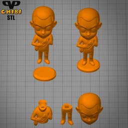 Sheldon Cooper Chibi STL for 3D Printing ChibiSTL 3DXM 3d model
