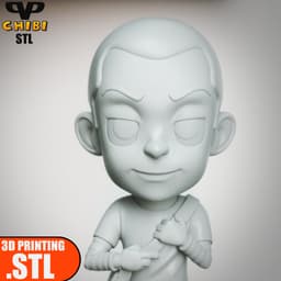 Sheldon Cooper Chibi STL for 3D Printing ChibiSTL 3DXM 3d model