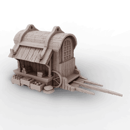 Spiritdale Merchant Cart 3d model