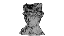 Abstract Sculpture - House Inside the Head 3d model