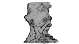 Abstract Sculpture - House Inside the Head 3d model