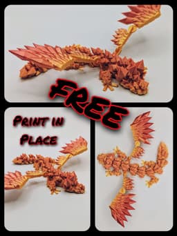 Baby Crystal Wing Dragon 3d model