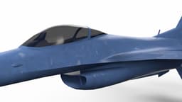 f16.stlF-16 Fighting Falcon Military Jet model 3d model