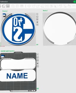 F.C. Schalke 04 Sign – LED Strip Compatible 3d model