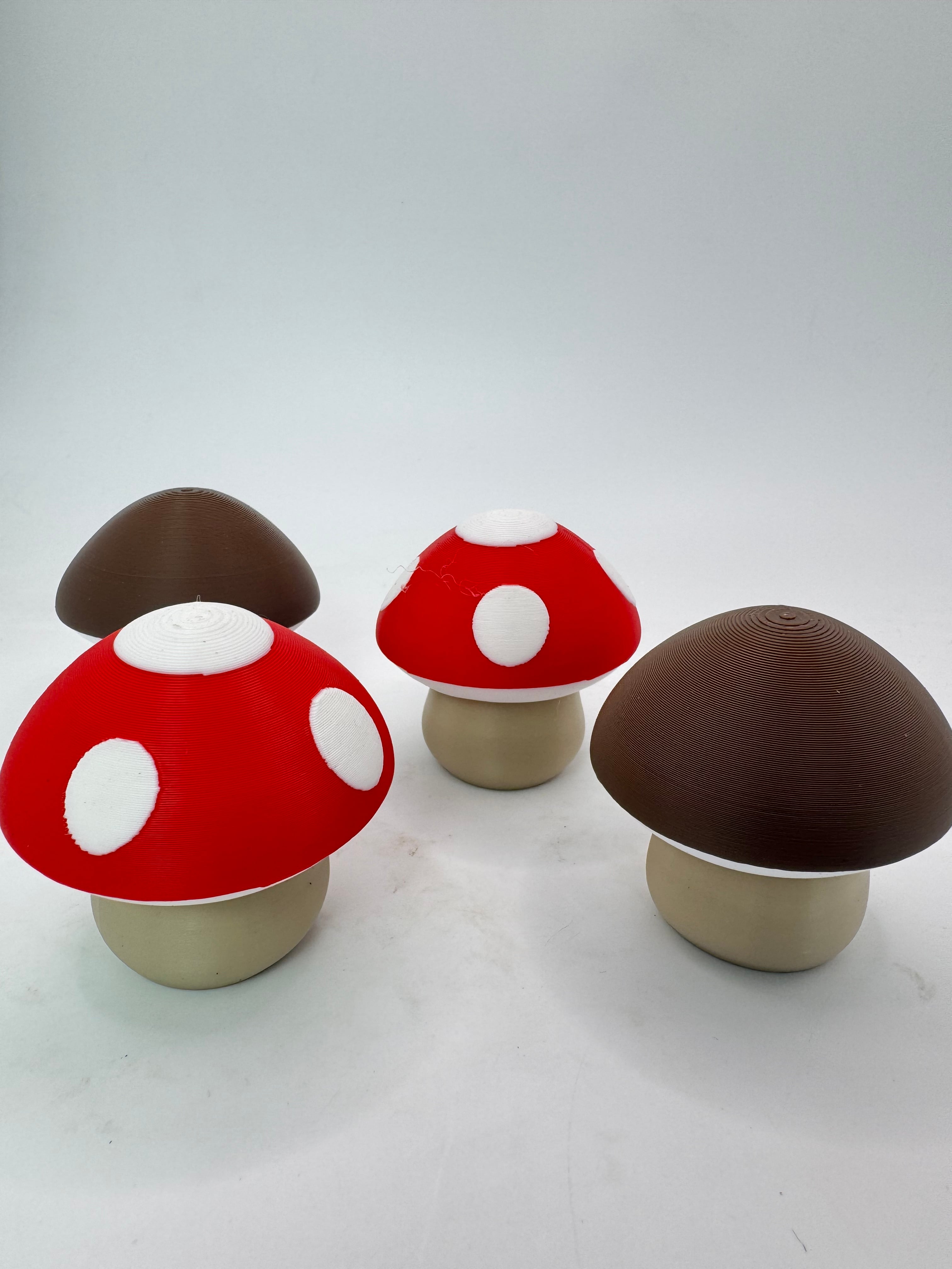 Mushroom Fidget Clicker 3d model