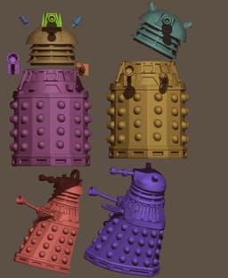 Dalek Complete Pack 3d model