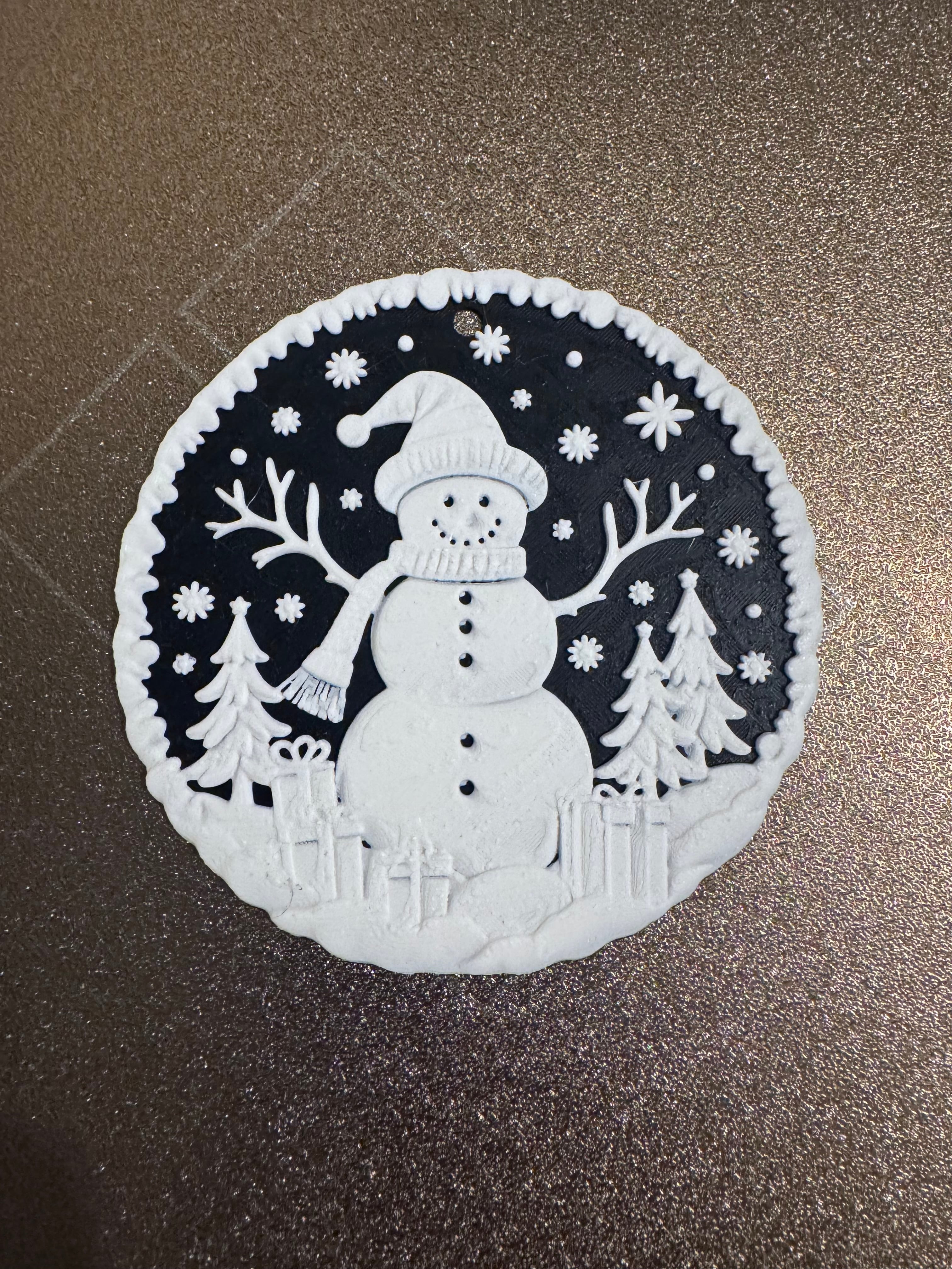 Snowman Decoration 02 3d model