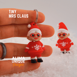 Tiny MRS Claus 3d model